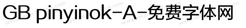 GB pinyinok-A字体转换